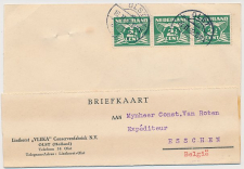 Firma briefkaart Olst 1933 - Conservenfabriek