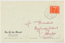 Firma briefkaart Rijssen 1955 - Manufacturen - Kruidenierswaren