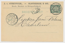 Firma briefkaart Sloterdijk 1905 - Brood- Beschuitbakkerij