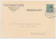 Firma briefkaart Tegelen 1936 - IJzergieterij - Handel Mij.