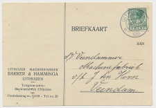 Firma briefkaart Uithuizen 1907 - Machinefabriek