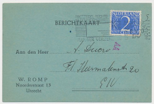 Briefkaart Utrecht 1947 U.C. & V.V. Hercules - Cricket - Voetbal