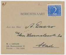 Briefkaart Utrecht 1947 U.C. & V.V. Hercules - Cricket - Voetbal