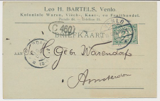 Firma briefkaart Venlo 1908 - Vis- Kaas- Fruithandel