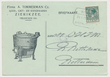 Firma briefkaart Zierikzee 1928 - IJzer- Giet- Koperwaren