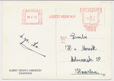 Foto / Firma briefkaart Zaandam 1950 - Albert Heijn