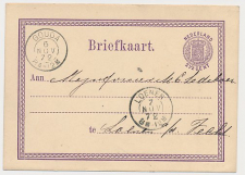 Briefkaart G. 3 Gouda - Loenen 1872
