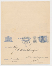 Briefkaart G. 79 II Locaal te Amsterdam 1913 - Plaatfout