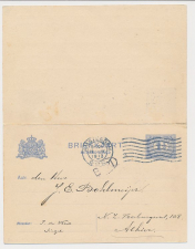 Briefkaart G. 79 II Locaal te Amsterdam 1913 - Plaatfout