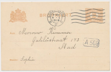 Briefkaart G. 88 a II Locaal te s Gravenhage 1919