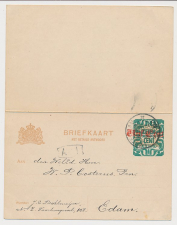 Briefkaart G. 177 II Amsterdam - Edam 1921