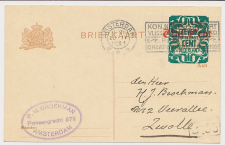 Briefkaart G. 179 Amsterdam - Zwolle 1924