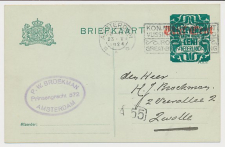 Briefkaart G. 180 a I Amsterdam - Zwolle 1924