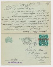 Briefkaart G. 182 I Amsterdam - Edam 1922 v.v.