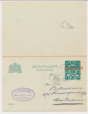 Briefkaart G. 182 I Groningen - Amsterdam 1924