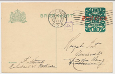 Briefkaart G. 183 I Rotterdam -doorgezonden s Gravenhage 1922