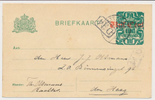 Briefkaart G. 183 II Raalte - s Gravenhage 1923