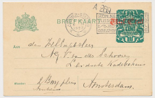 Briefkaart G. 183 II Arnhem - Amsterdam 1923
