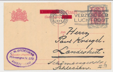 Briefkaart G. 208 b Amsterdam - Landeshut Silezie 1926