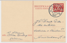 Briefkaart G. 273 Sittard - Amsterdam 1947