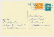 Briefkaart G. 352 / Bijfrankering Eindhoven - Dedemsvaart 1976