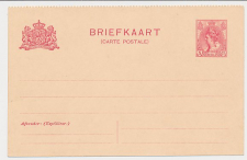 Briefkaart G. 84 b II - Onderzijde ongetand