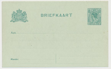 Briefkaart G. 90 b II - Onderzijde ongetand