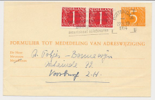Verhuiskaart G. 28 Rotterdam - Voorburg 1964
