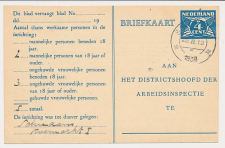 Arbeidslijst G. 18 Schiedam - Rotterdam 1938