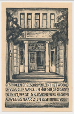 Briefkaart Geuzendam P211b - Stempel UPU Conferentie 1927