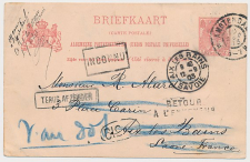 Briefkaart G. Amsterdam - Frankrijk 1903 - Onbestelbaar - Retour