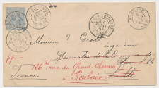 Naarden - Frankrijk 1894 - Zwerfpost
