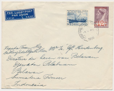 Envelop G. 31 / Bijfrankering s Gravenhage - Indonesia 1950