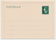 Postblad G. 20 - Karton kleur heel licht chamois