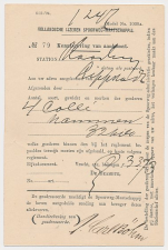 Spoorwegbriefkaart G. HYSM33 y - Locaal te Haarlem 1895