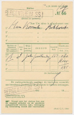 Spoorwegbriefkaart G. NS222 h - Bergentheim