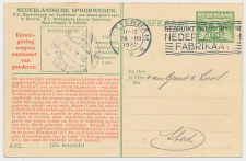 Spoorwegbriefkaart G. NS222 t - Locaal te Rotterdam 1932