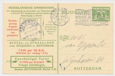 Spoorwegbriefkaart G. NS228 b - Locaal te Rotterdam 1931