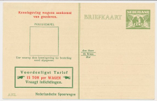 Spoorwegbriefkaart G. NS222 d