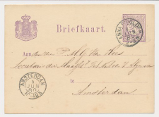 Kleinrondstempel Anna P:Polder 1880 