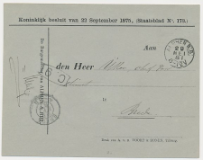 Kleinrondstempel Alphen N:B: 1881