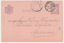 Kleinrondstempel Bodegraven 1895 - Afz. Postkantoor