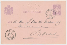 Kleinrondstempel Berlikum (N:B:) 1888 - Firma Blinddruk