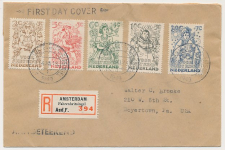 FDC / 1e dag Em. Kind 1949