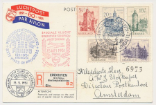 FDC / 1e dag Em. Zomer 1951 Aangetekend Eindhoven - N.V. Philips