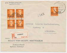 FDC / 1e dag Em. Watersnood 1953