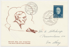 FDC / 1e dag Em. Nationaal Luchtvaartfonds 1954 -Autopostkantoor