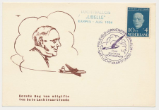 FDC / 1e dag Em. Nationaal Luchtvaartfonds 1954