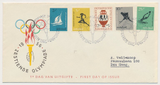 FDC / 1e dag Em. Olympische Spelen 1956