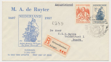 FDC / 1e dag Em. De Ruyter 1957 - Vlissingen Autopostkantoor